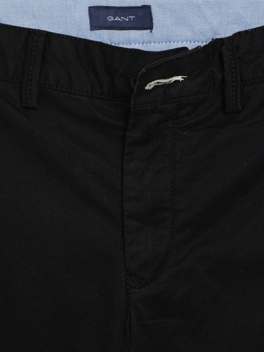 Gant Boys Black Regular Fit Cotton Shorts