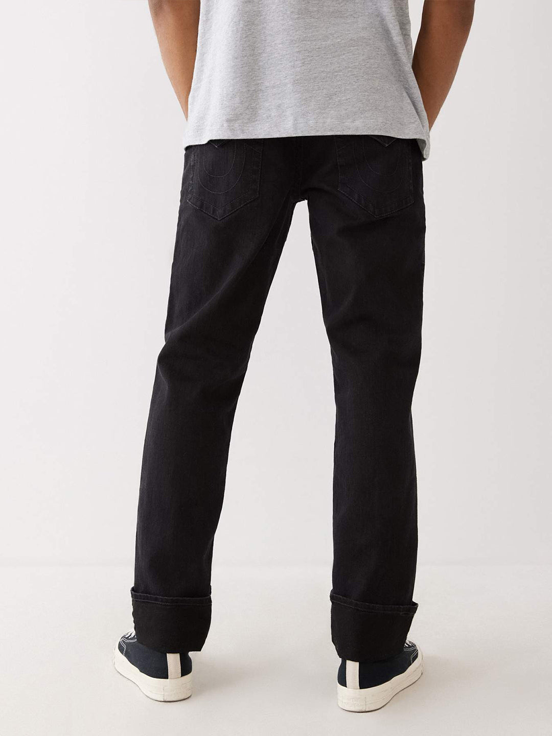 True Religion Men SN Ricky Straight Fit Mid Rise Jeans