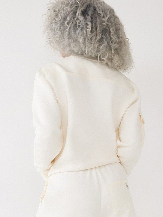 True Religion Women Solid Round Neck Sweatshirt