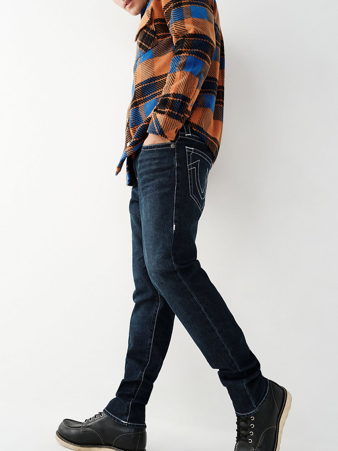 True Religion Big T Skinny Blue Mid Rise Jeans