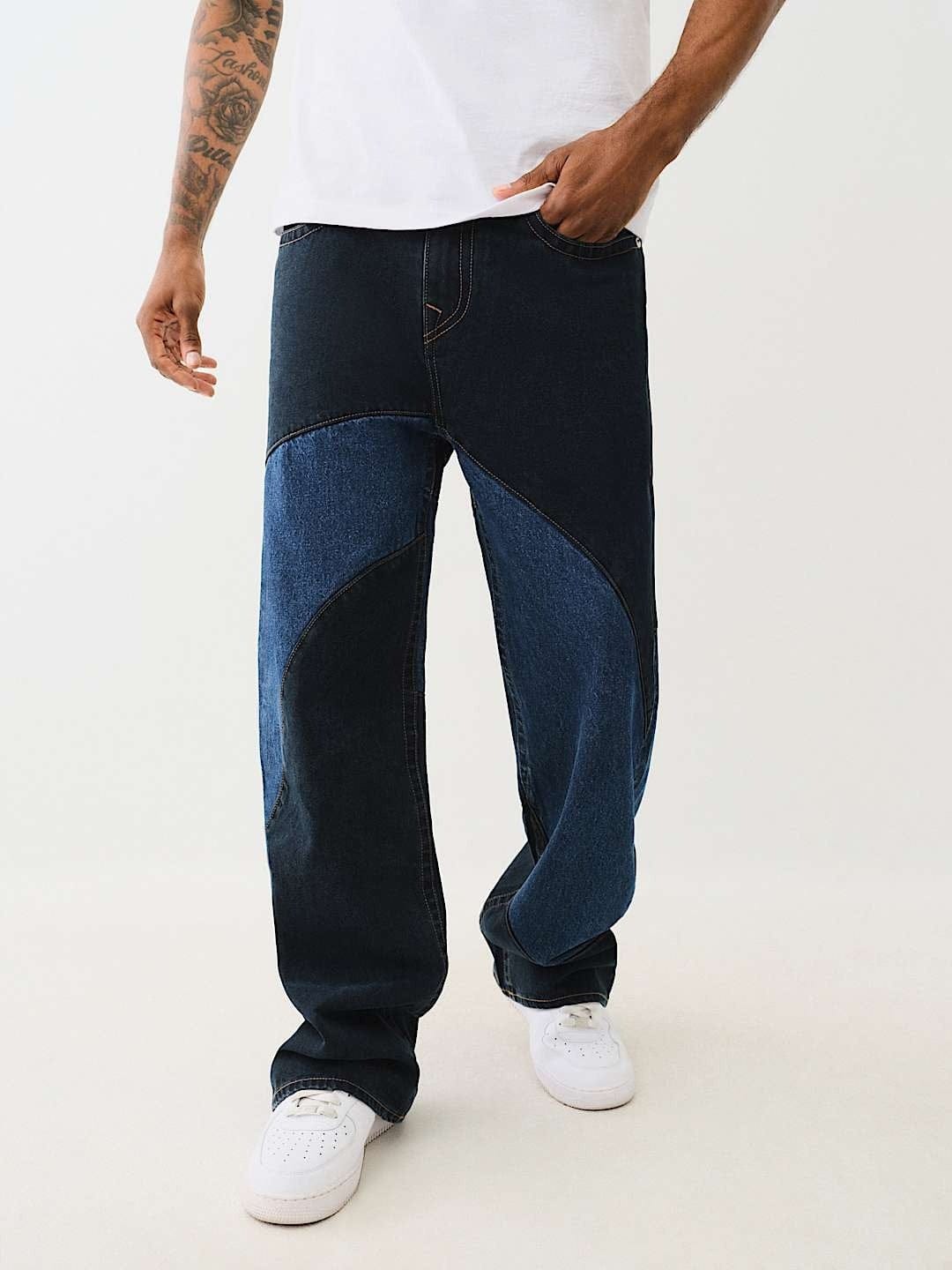 True Religion Men SN Vinny Flared Fit Medium Wash Jeans