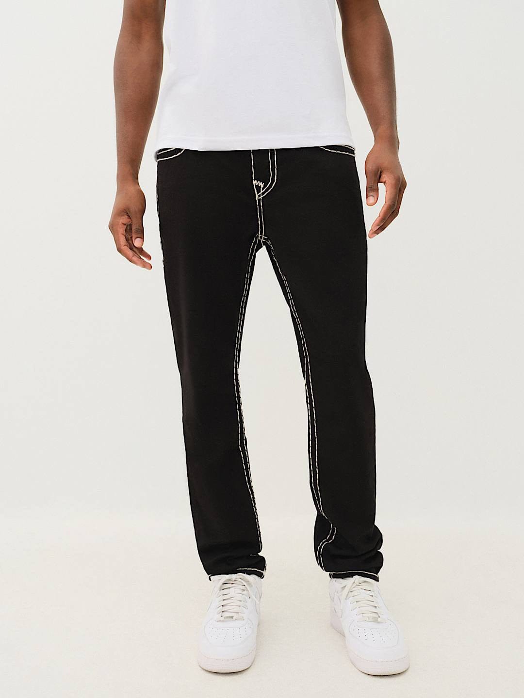 True Religion Men SUPER T Rocco Slim Fit Mid Rise Jeans