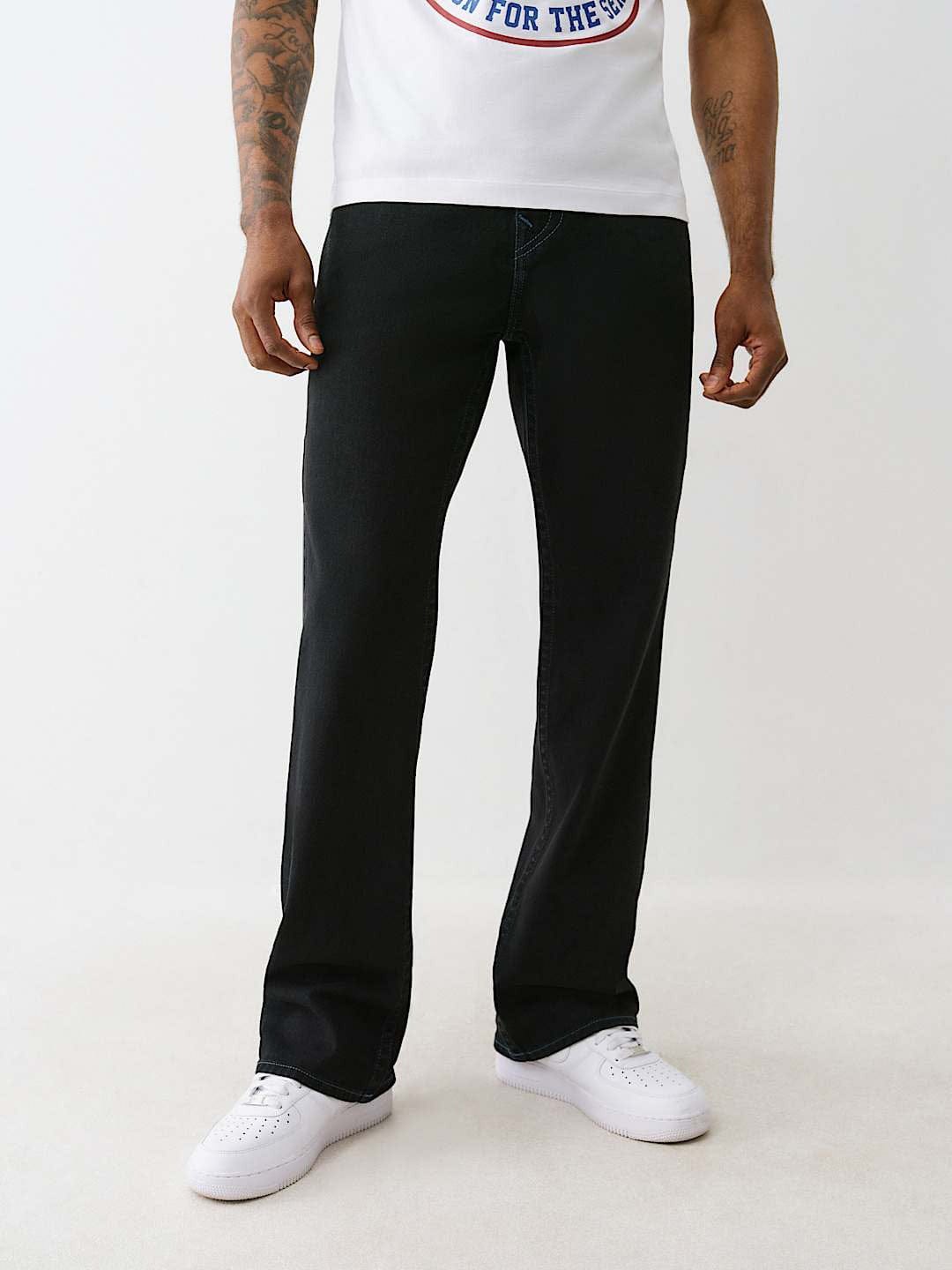 True Religion Men SN Mesh Billy Bootcut Fit Mid Rise Jeans