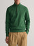 Gant Men Green Solid Full Sleeves Stand Collar Sweatshirt