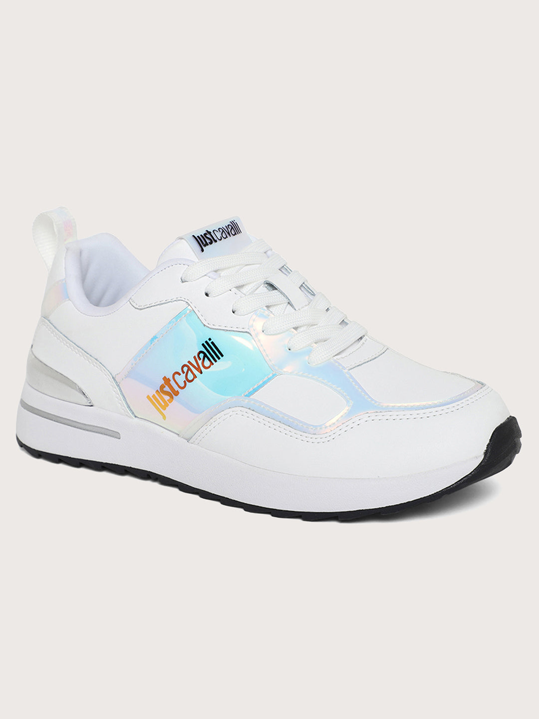 Just Cavalli Women White Sneakers