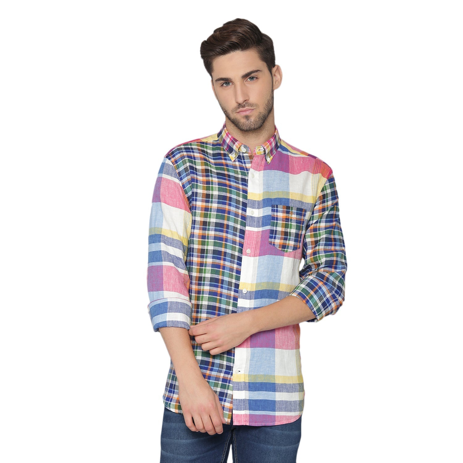 Gant Multicolor Checked Regular Fit Shirt