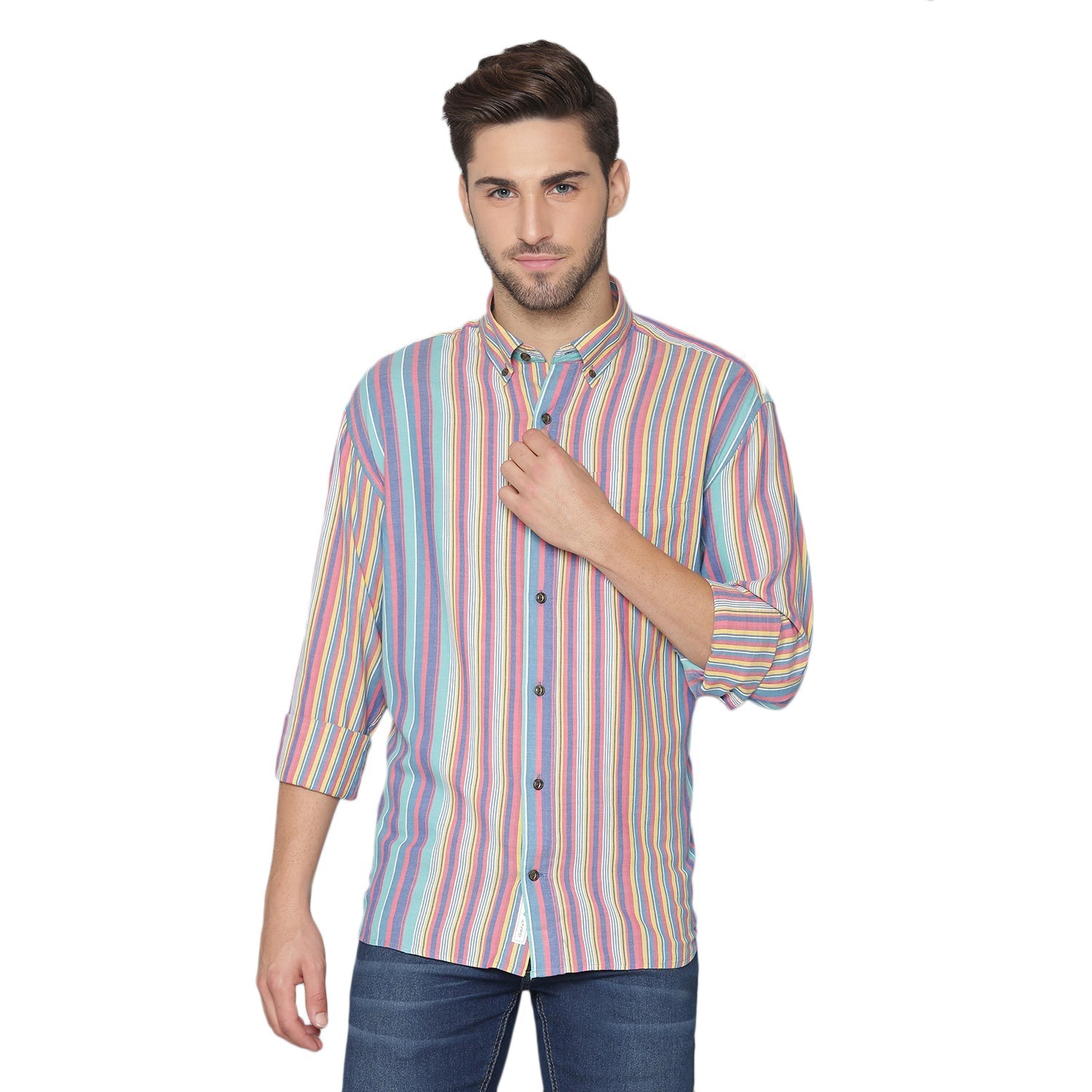 Gant Multi Striped Regular Fit Shirt