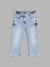 Elle Kids Girls Blue Solid Fit and Flare Jeans