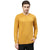 Lindbergh Men Yellow Solid Round Neck Sweater