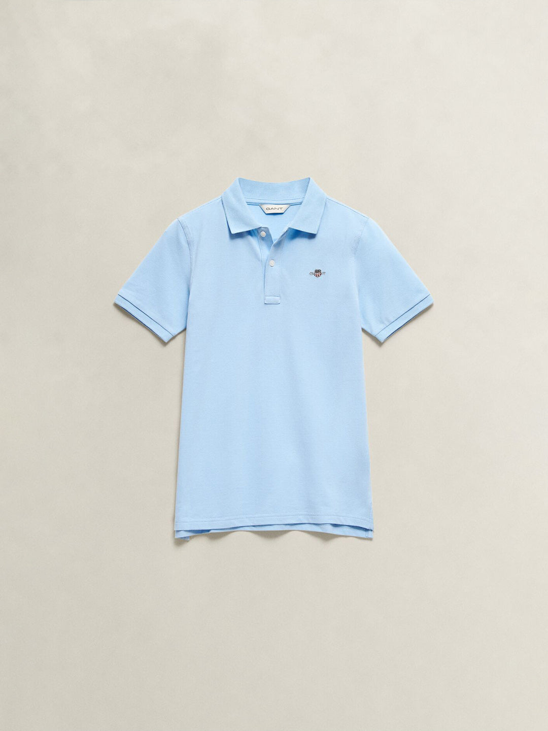 Gant Boys Cotton Blue Polo T-Shirt