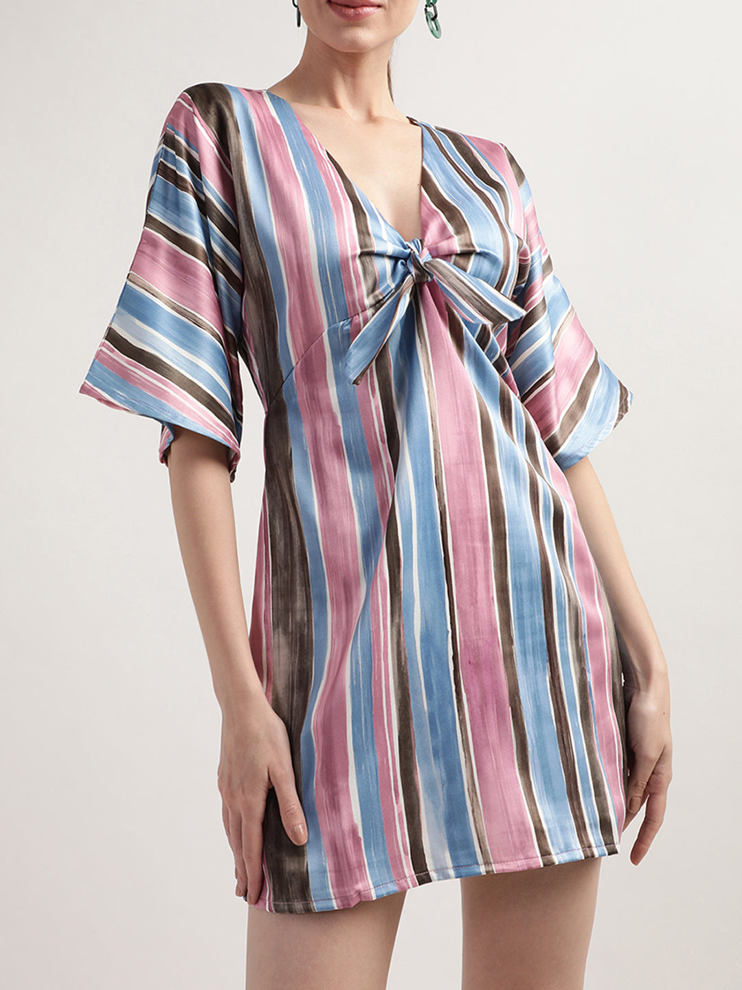 Centre Stage Women Multi Striped Dress