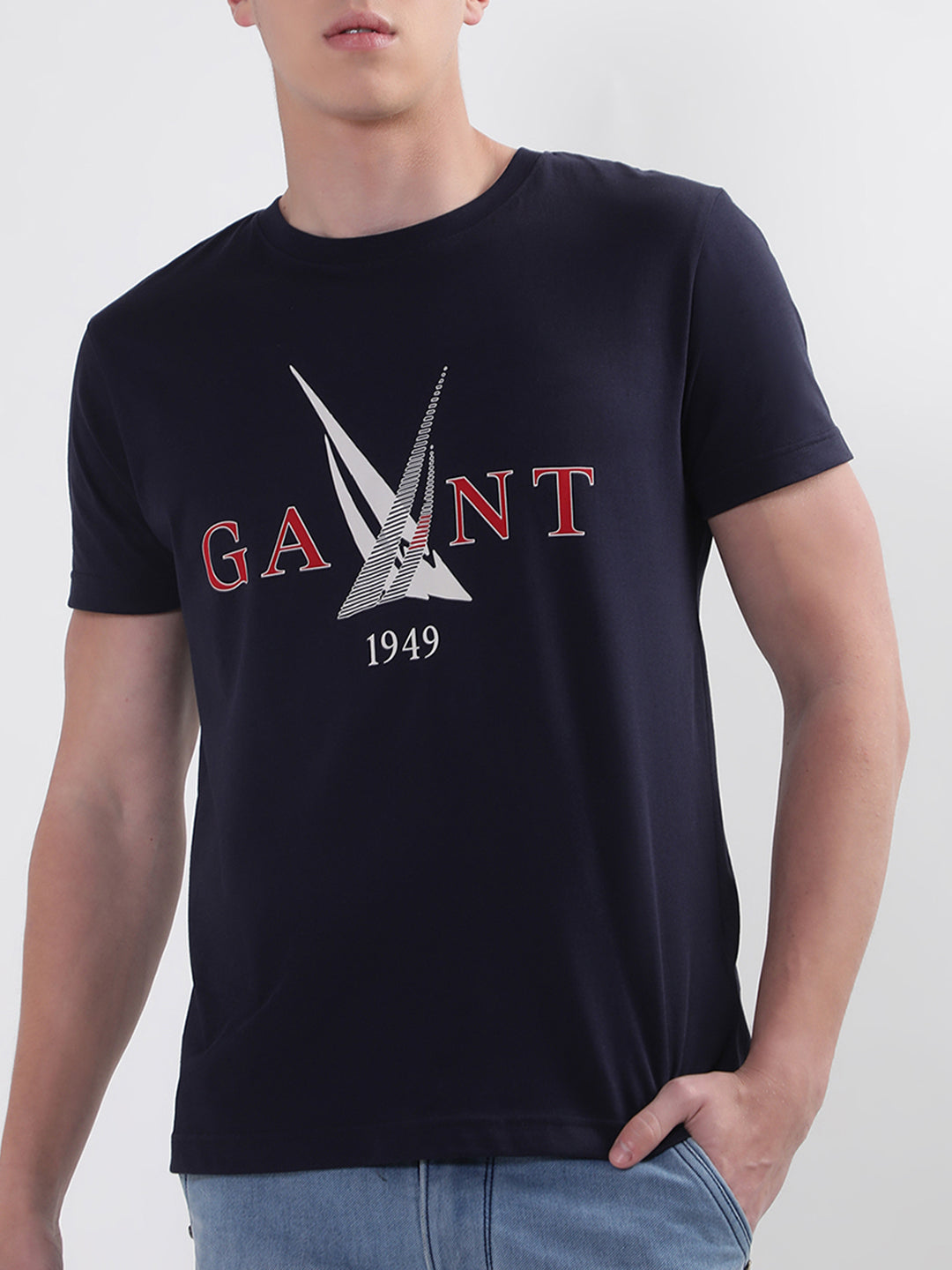 Gant Blue Sail Logo Regular Fit T-Shirt