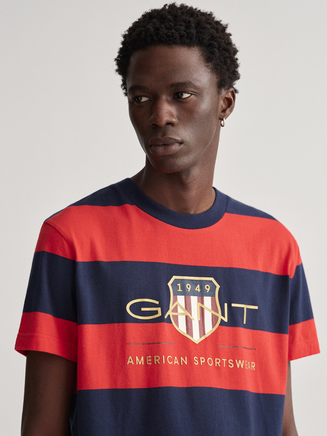 Gant Navy Blue Logo Regular Fit T-Shirt