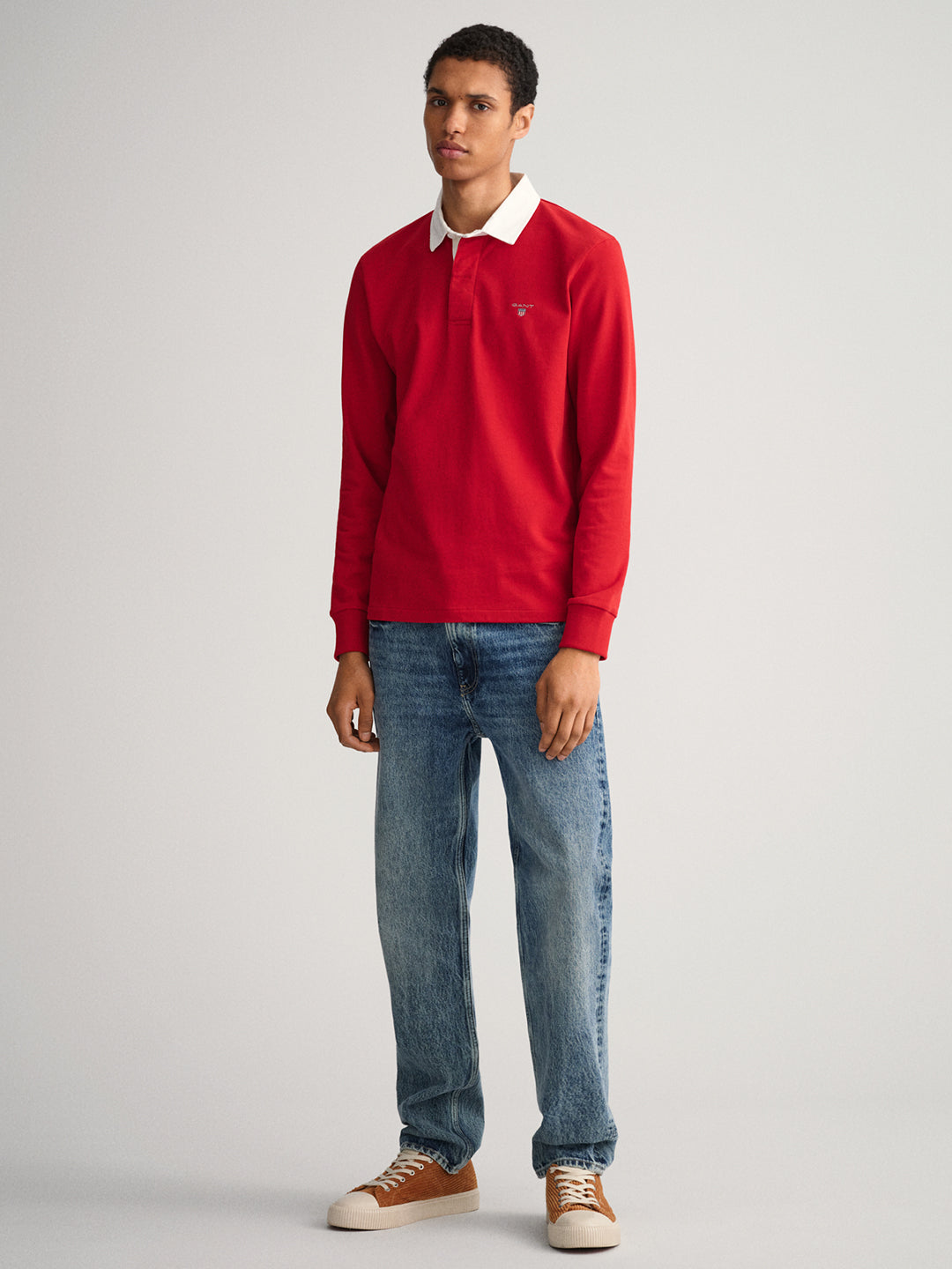 Gant Navy Blue Regular Fit Polo T-Shirt