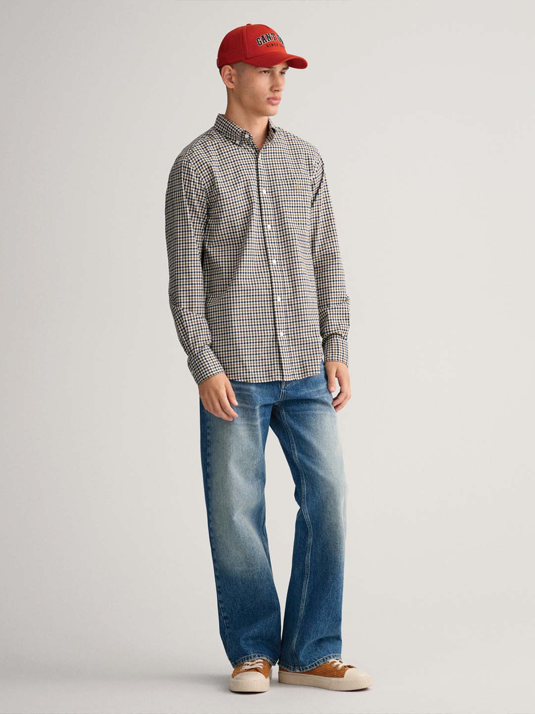 Gant Multi Checked Regular Fit Shirt