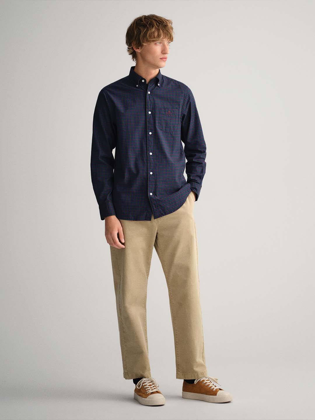 Gant Multi Checked Regular Fit Shirt
