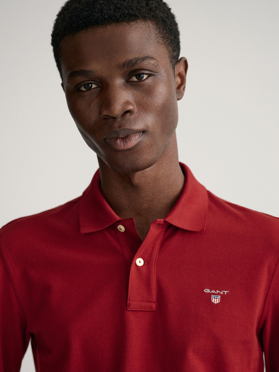 Gant Red Regular Fit Polo T-Shirt