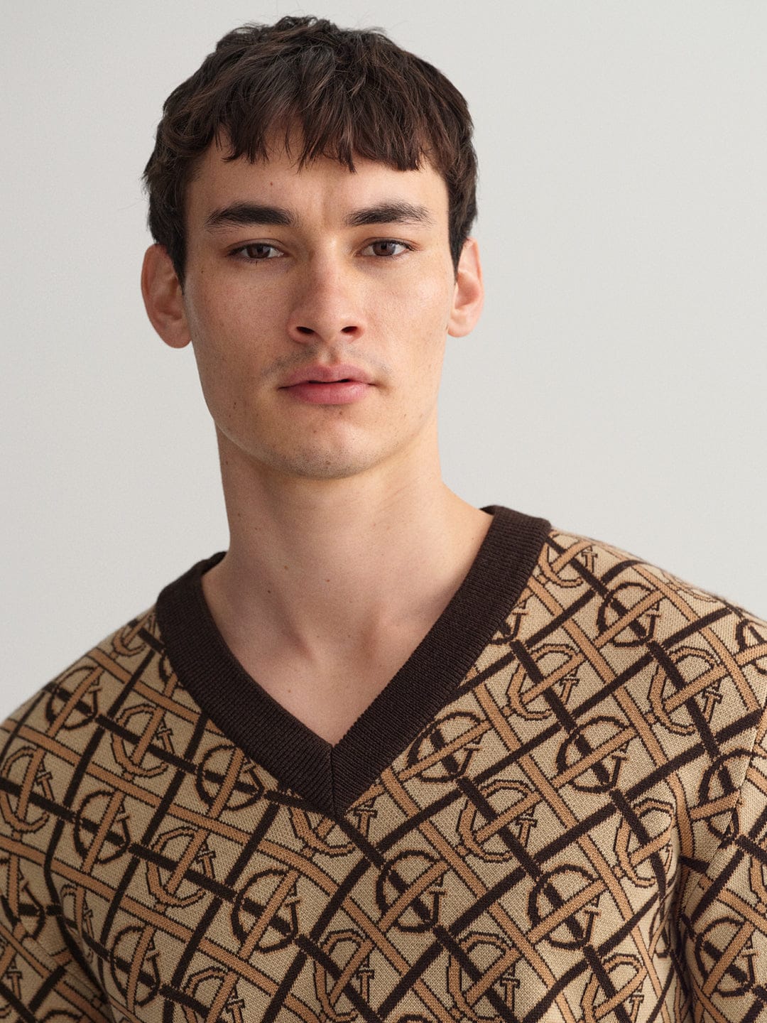 Gant Men V Neck Sweater