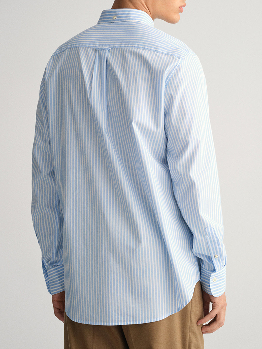 Gant Blue Striped Regular Fit Shirt