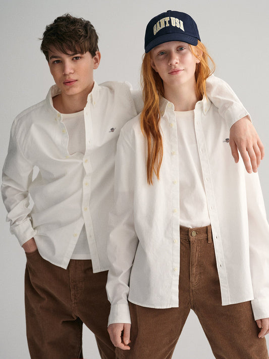 Gant Kids White Regular Fit Shirt
