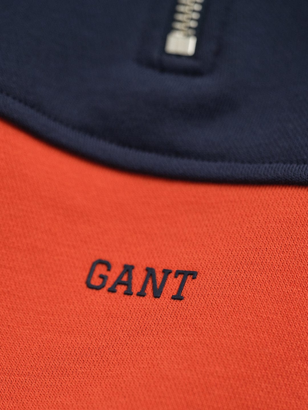 Gant Boys Blue Coloublocked Round Neck Sweatshirt