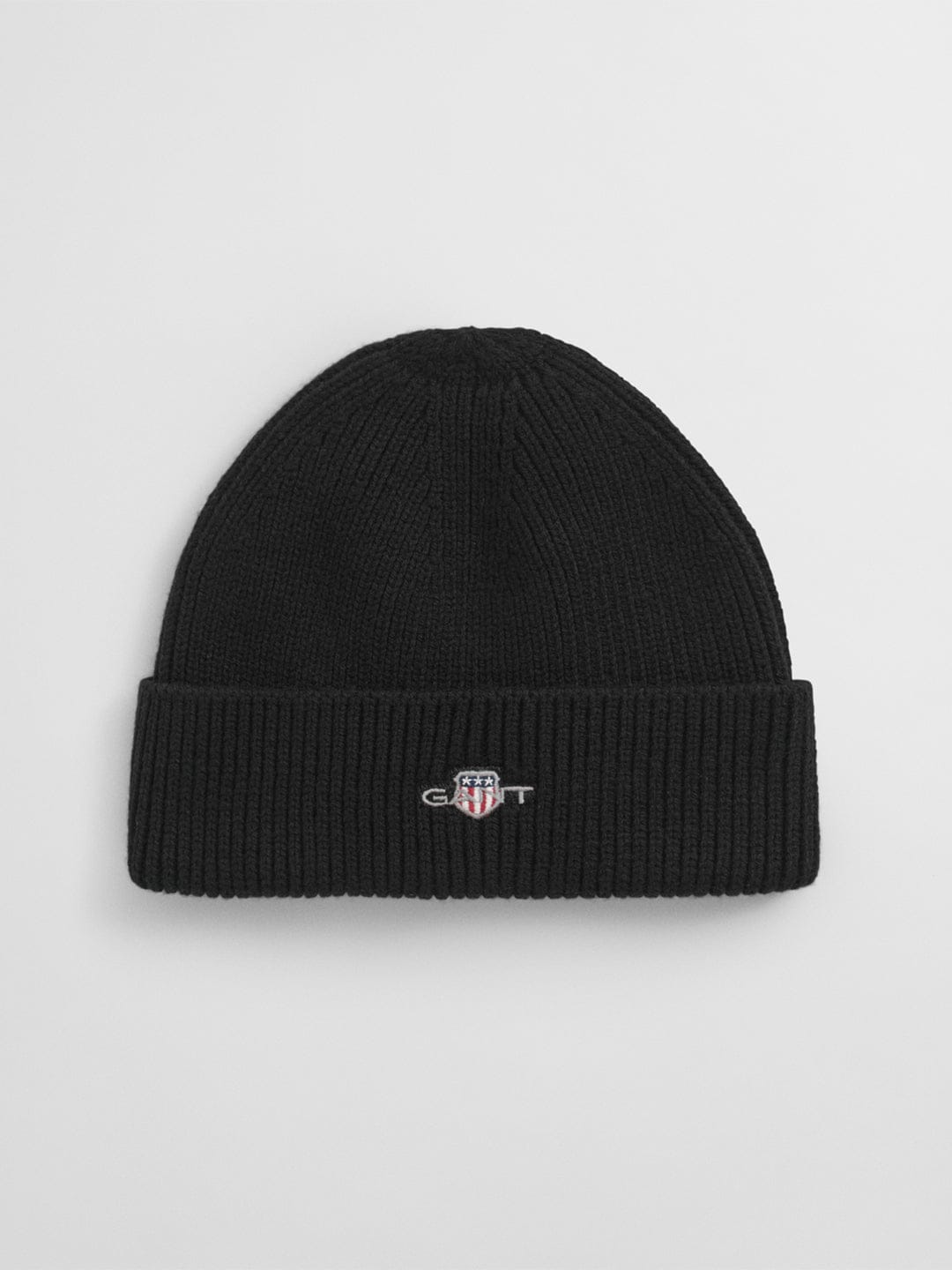 Gant Boys Black Solid Beanies
