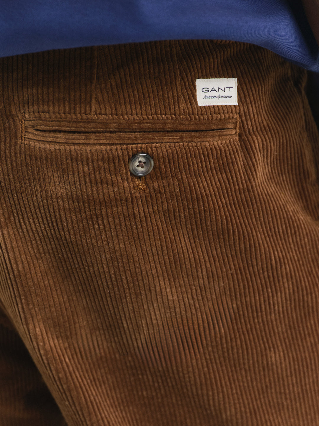Gant Men Brown Regular Fit Solid Trouser