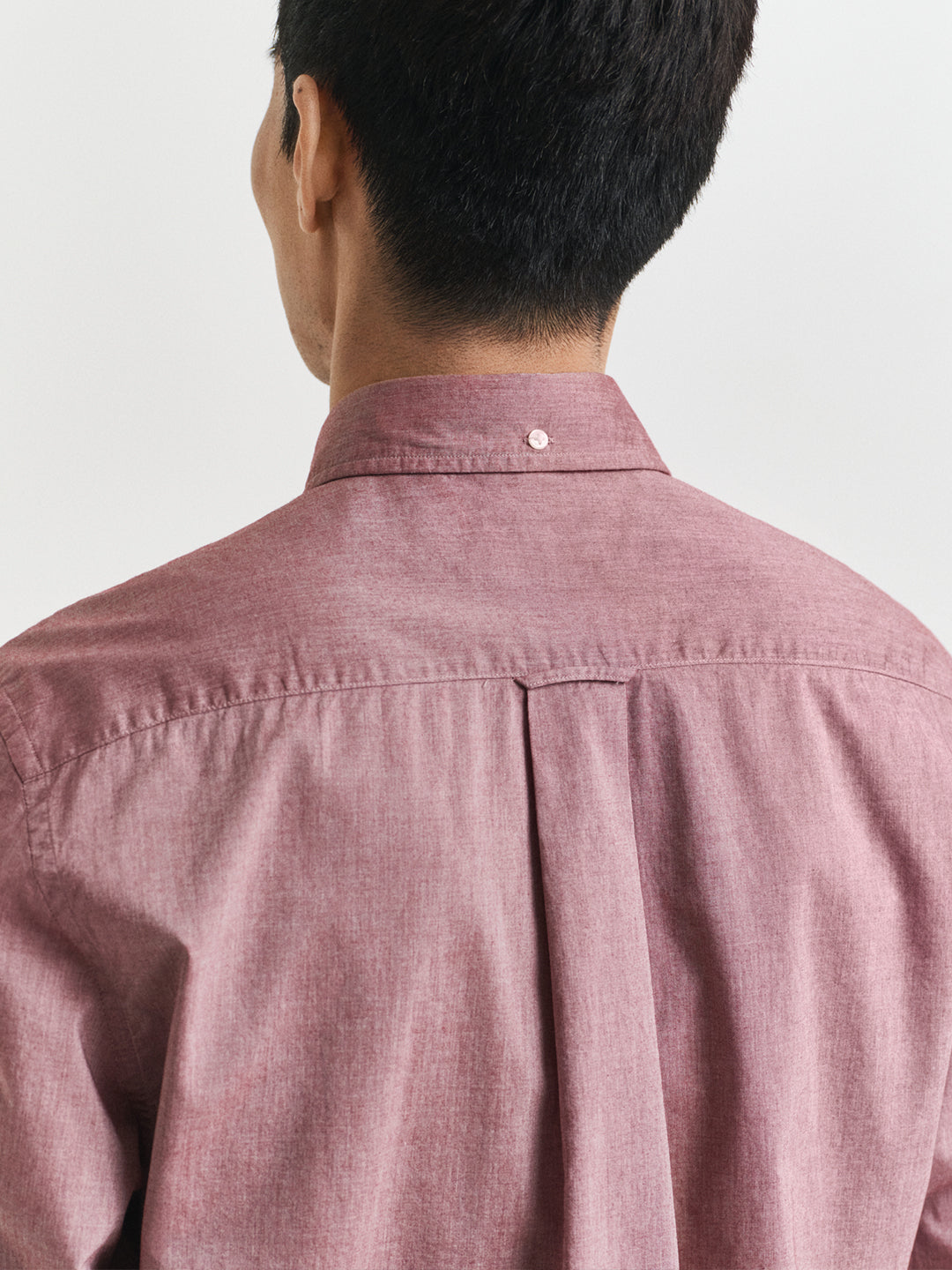 Gant Men Red Solid Collar Shirt