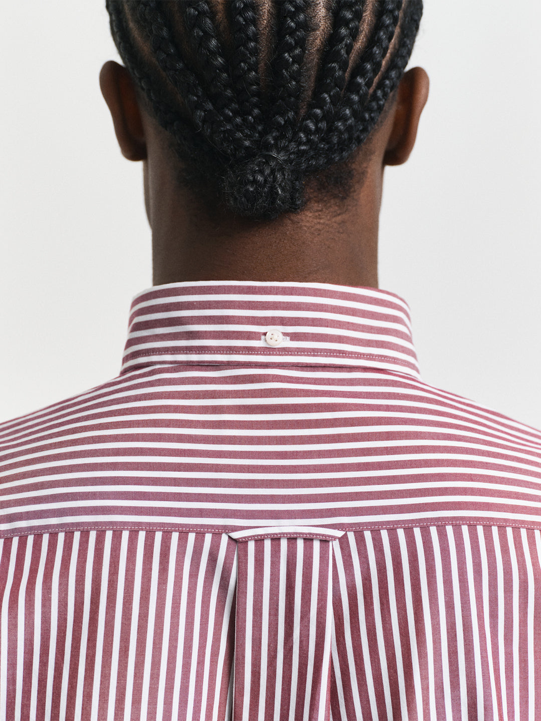 Gant Men Red Striped Collar Shirt