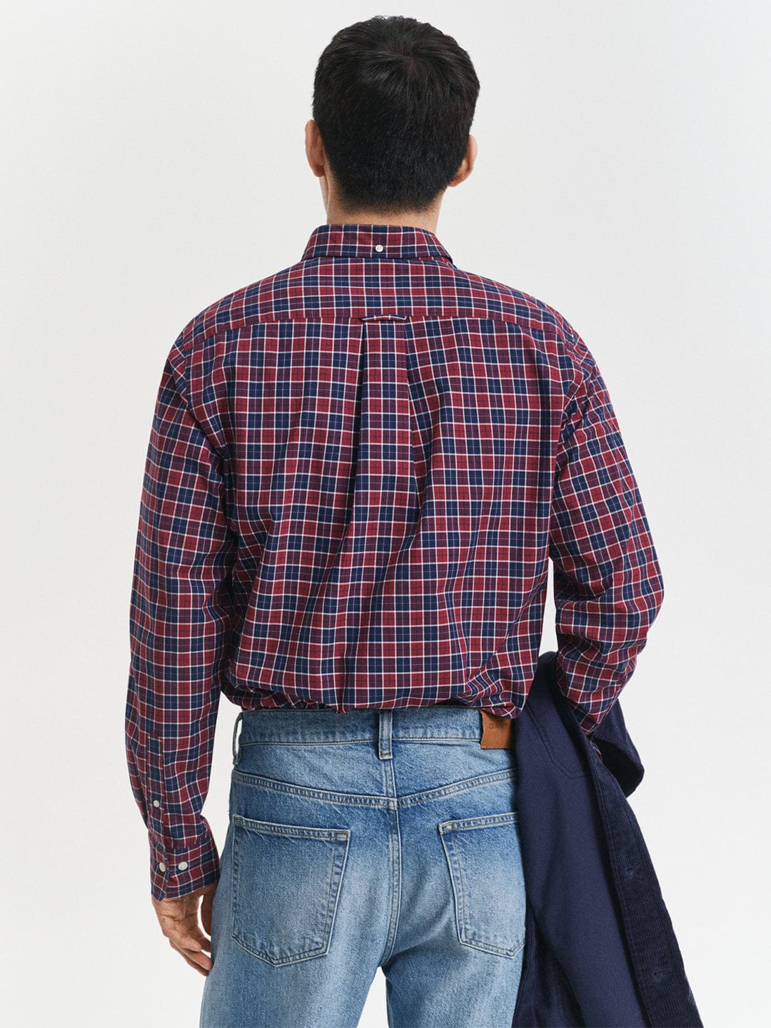 Gant Men Red Checks Collar Shirt