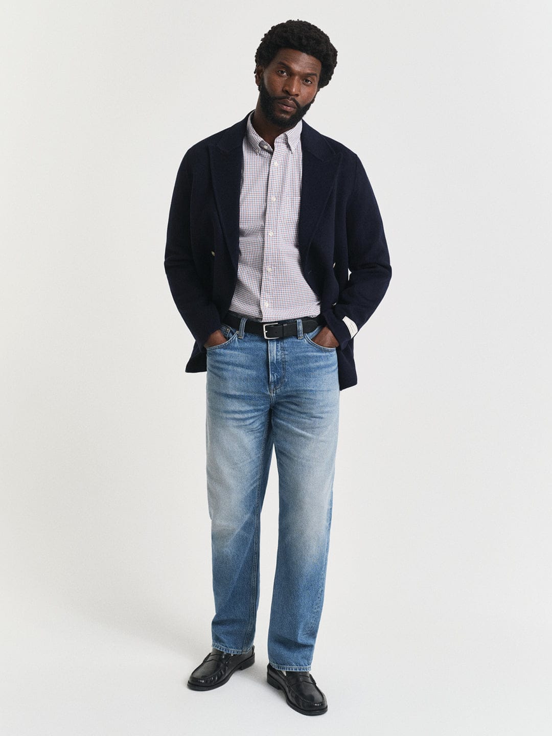 Gant Men Red Checks Collar Shirt