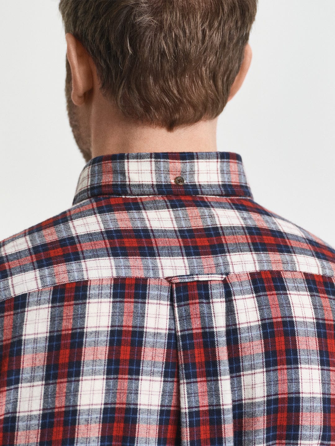 Gant Men Red Checks Collar Shirt