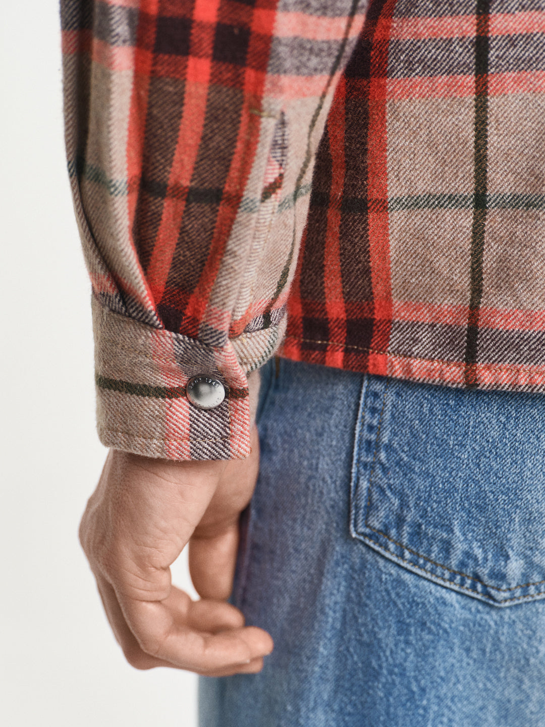 Gant Men Orange Checks Collar Shirt