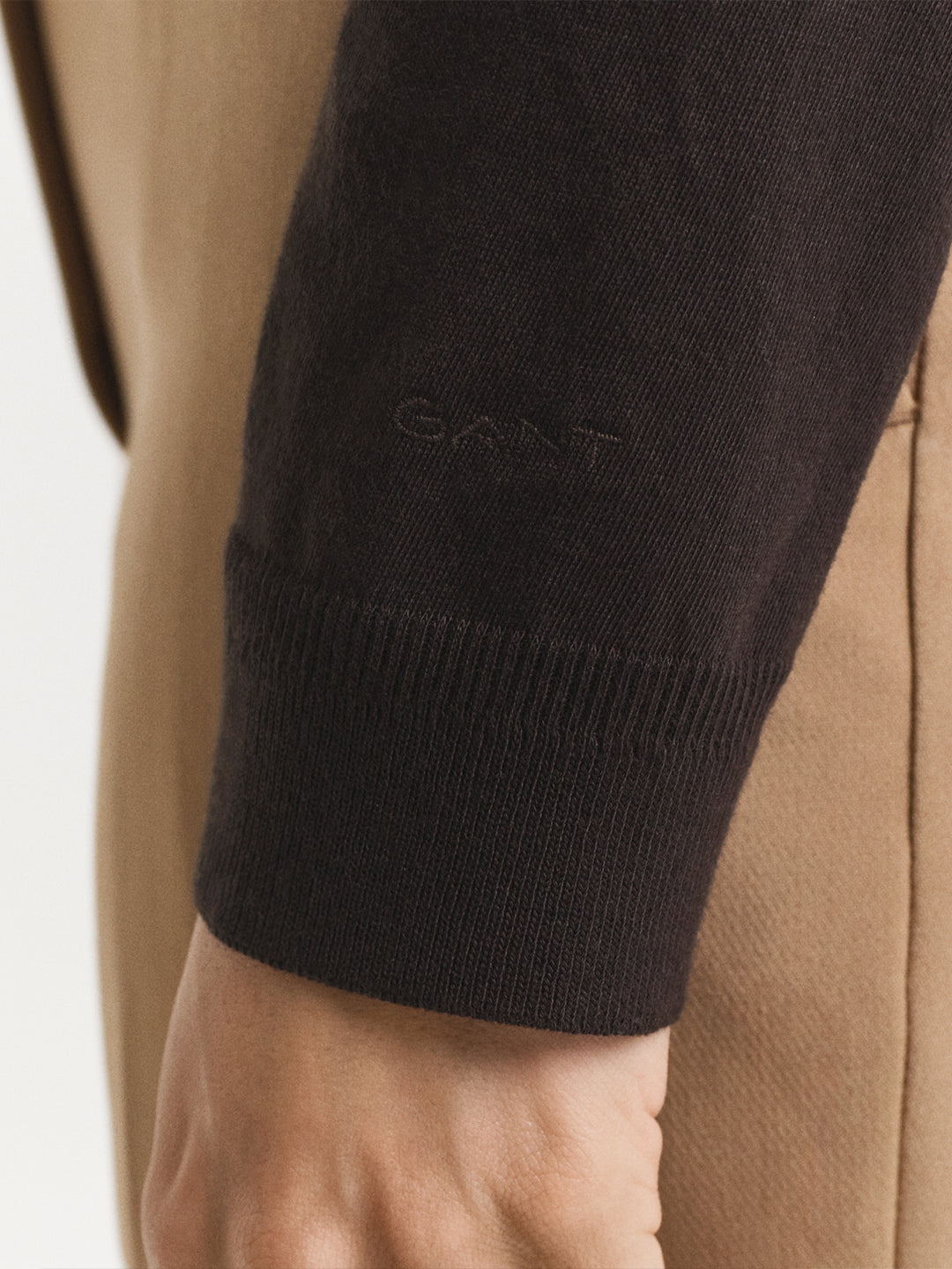 Gant Women Brown Solid Polo Tshirt