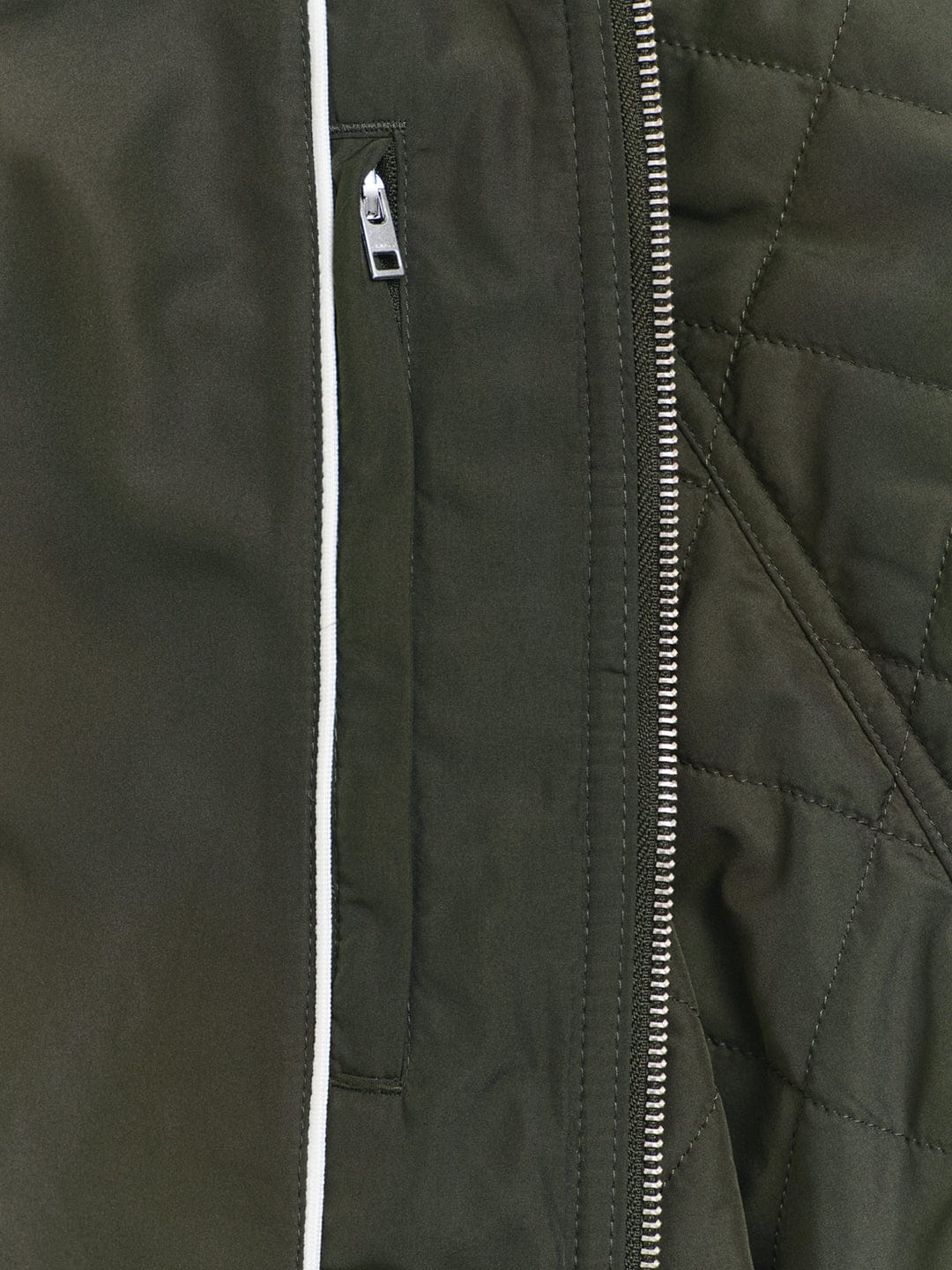 Gant Men Green Solid Collar Jacket