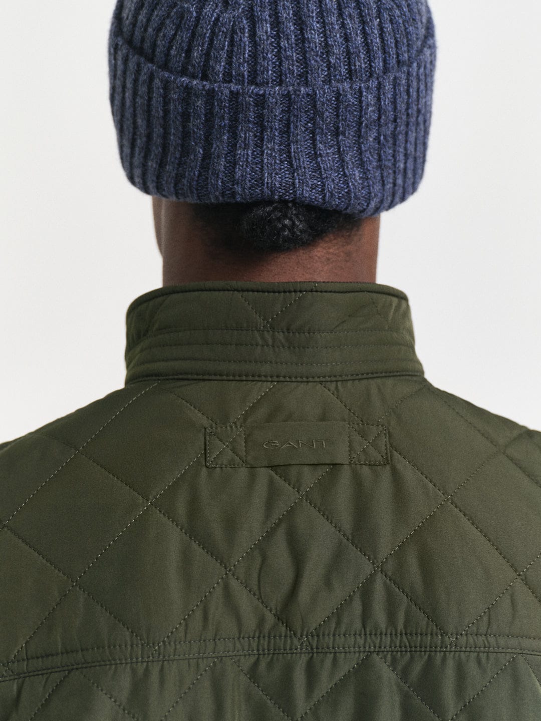 Gant Men Green Solid Collar Jacket