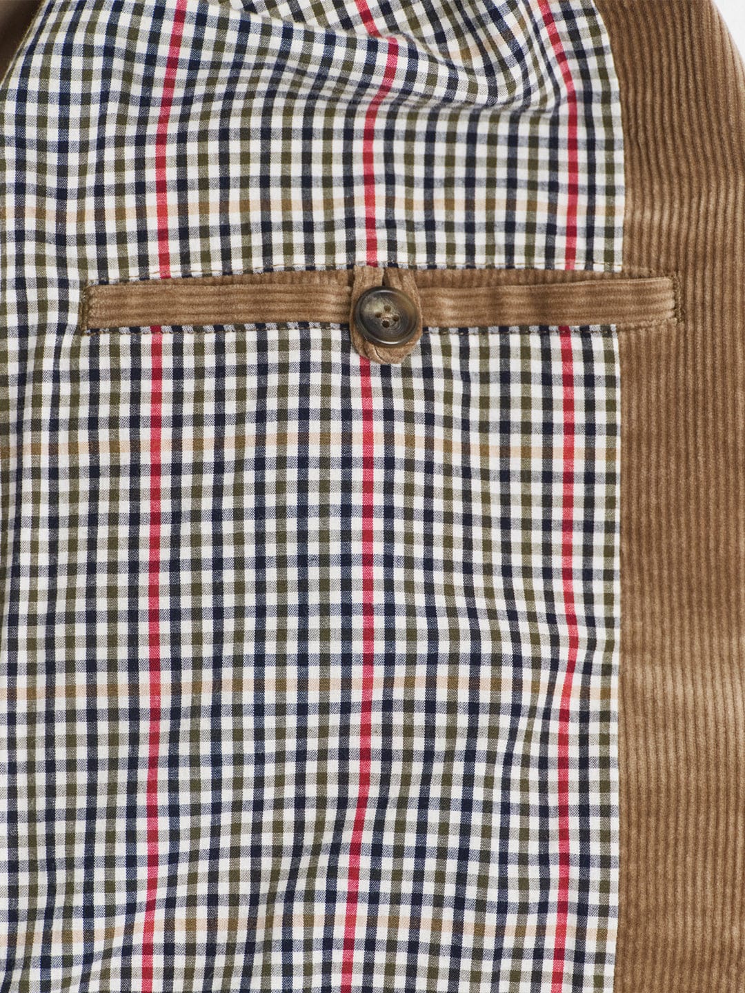 Gant Men Khaki Solid Collar Jacket