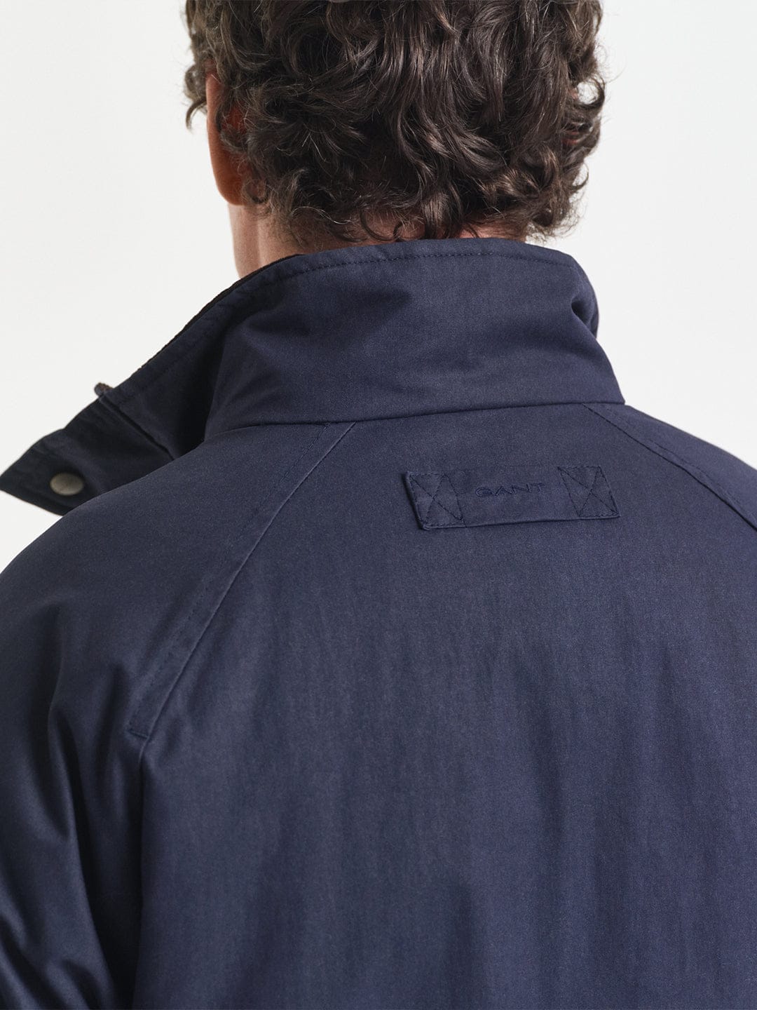 Gant Men Blue Solid Collar Jacket