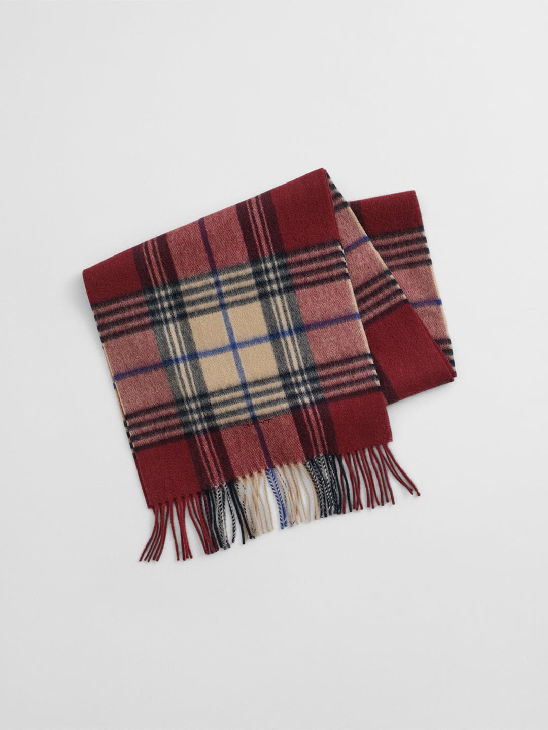 Gant Men Red Checks Scarf