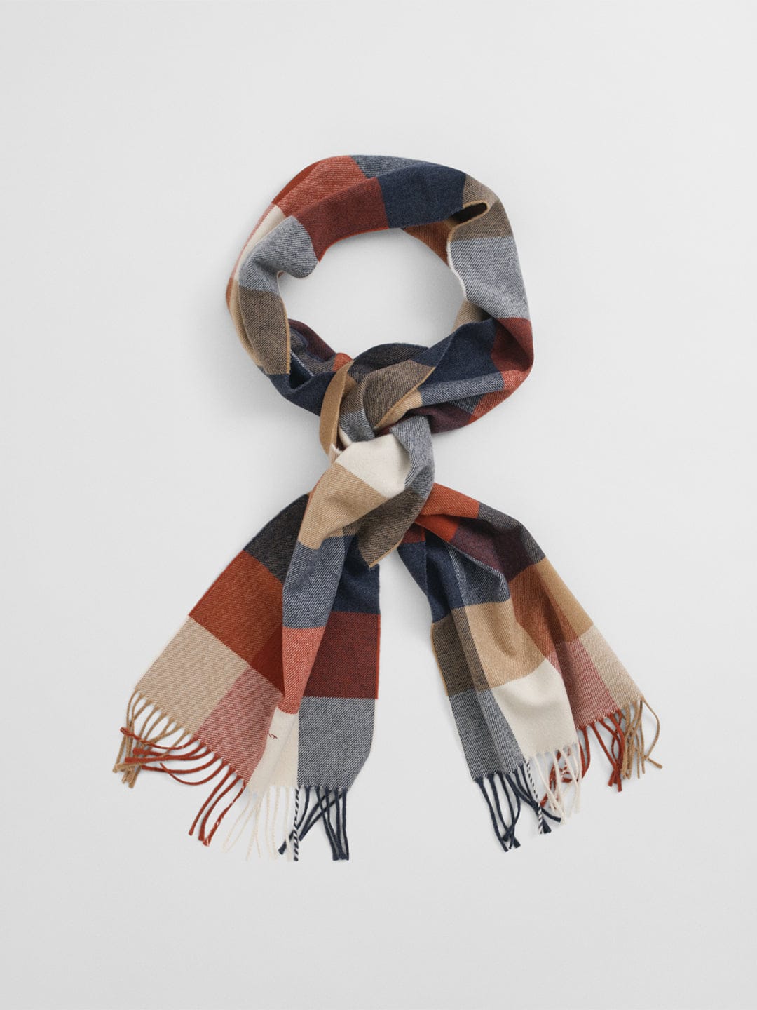 Gant Men Red Checks Scarf