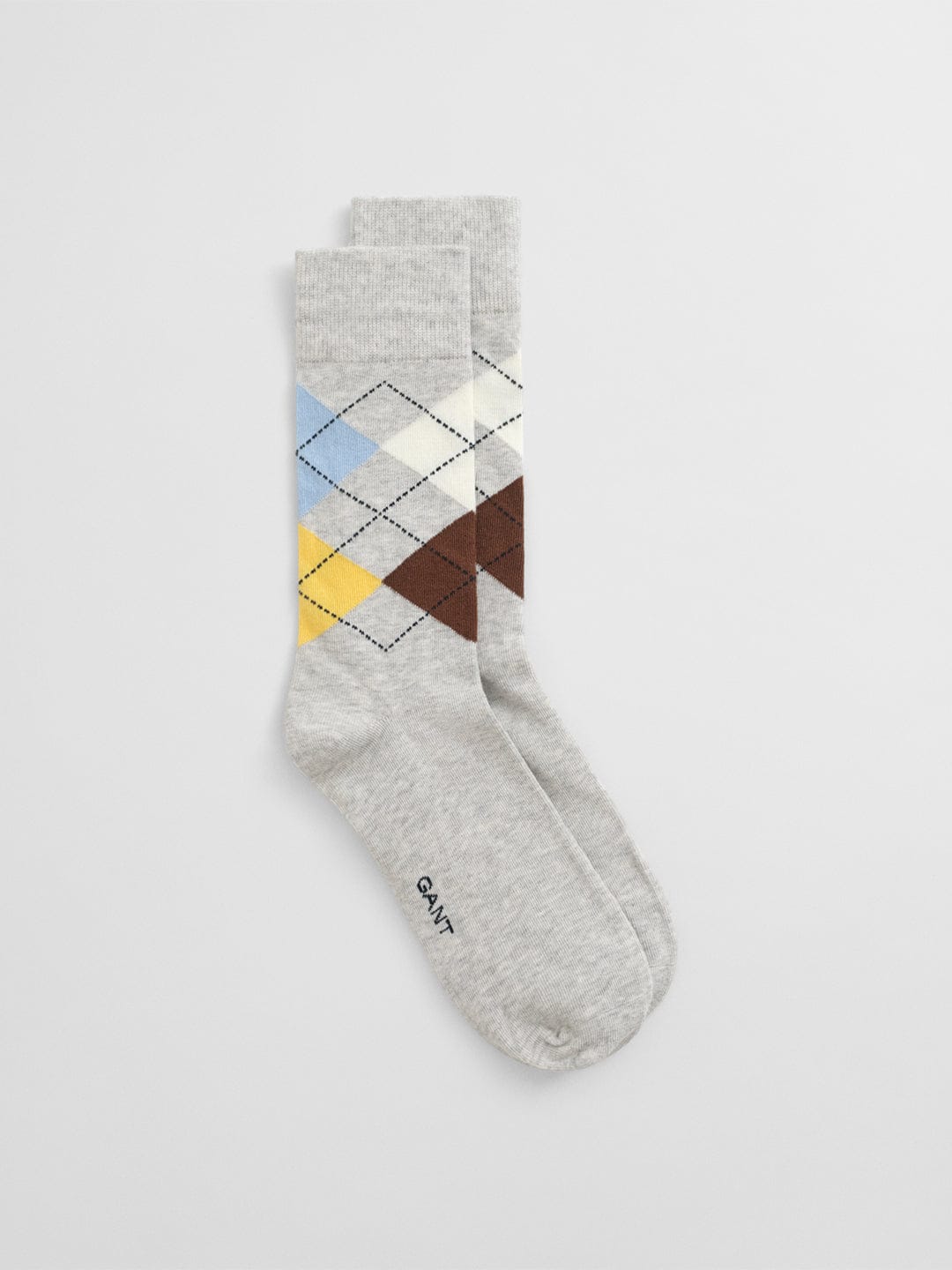 Gant Men Grey Argyle Socks