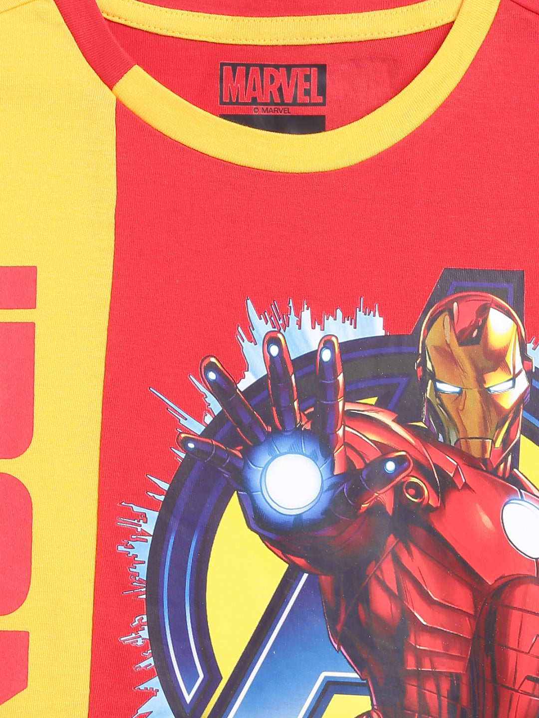 Blue Giraffe Boys Multicolor Printed Round Neck Full Sleeves Tshirt