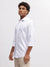 Bruun & Stengade Men White Solid Cutaway Collar Full Sleeves Shirt