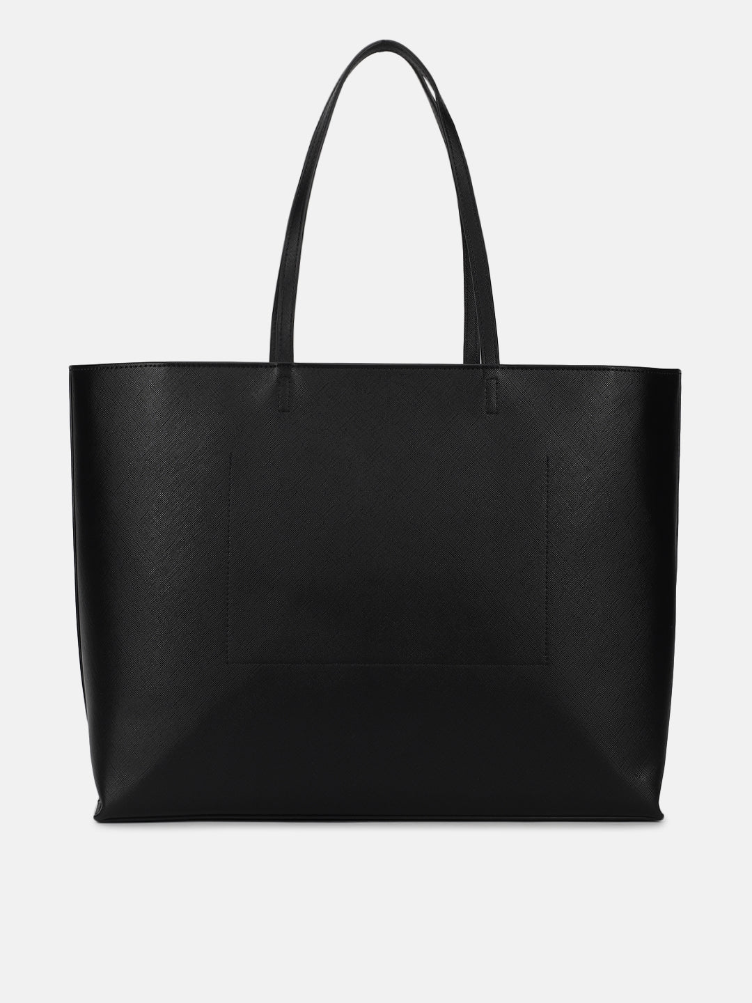 Just Cavalli Women Black Solid Textured Tote