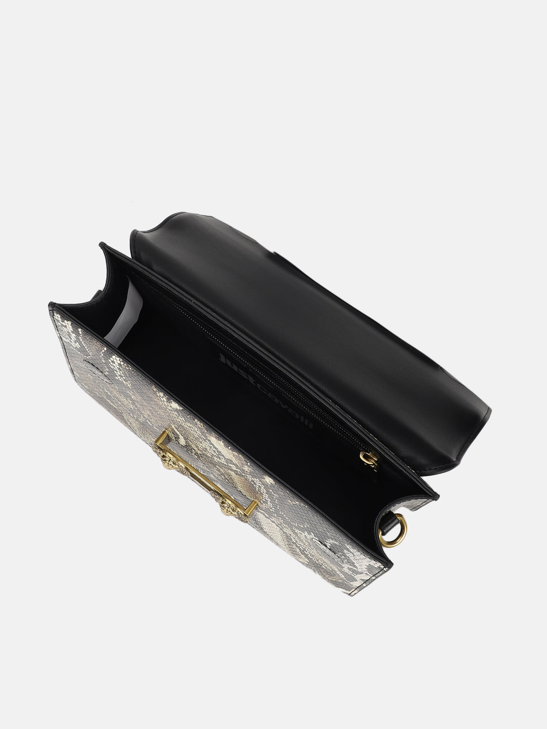 Just Cavalli Women Multi Printed Textured Shoulder Bag