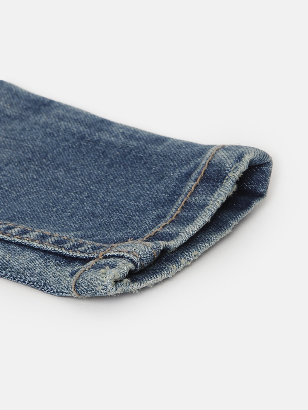 Blue Giraffe Boys Blue Solid Slim Fit Jeans