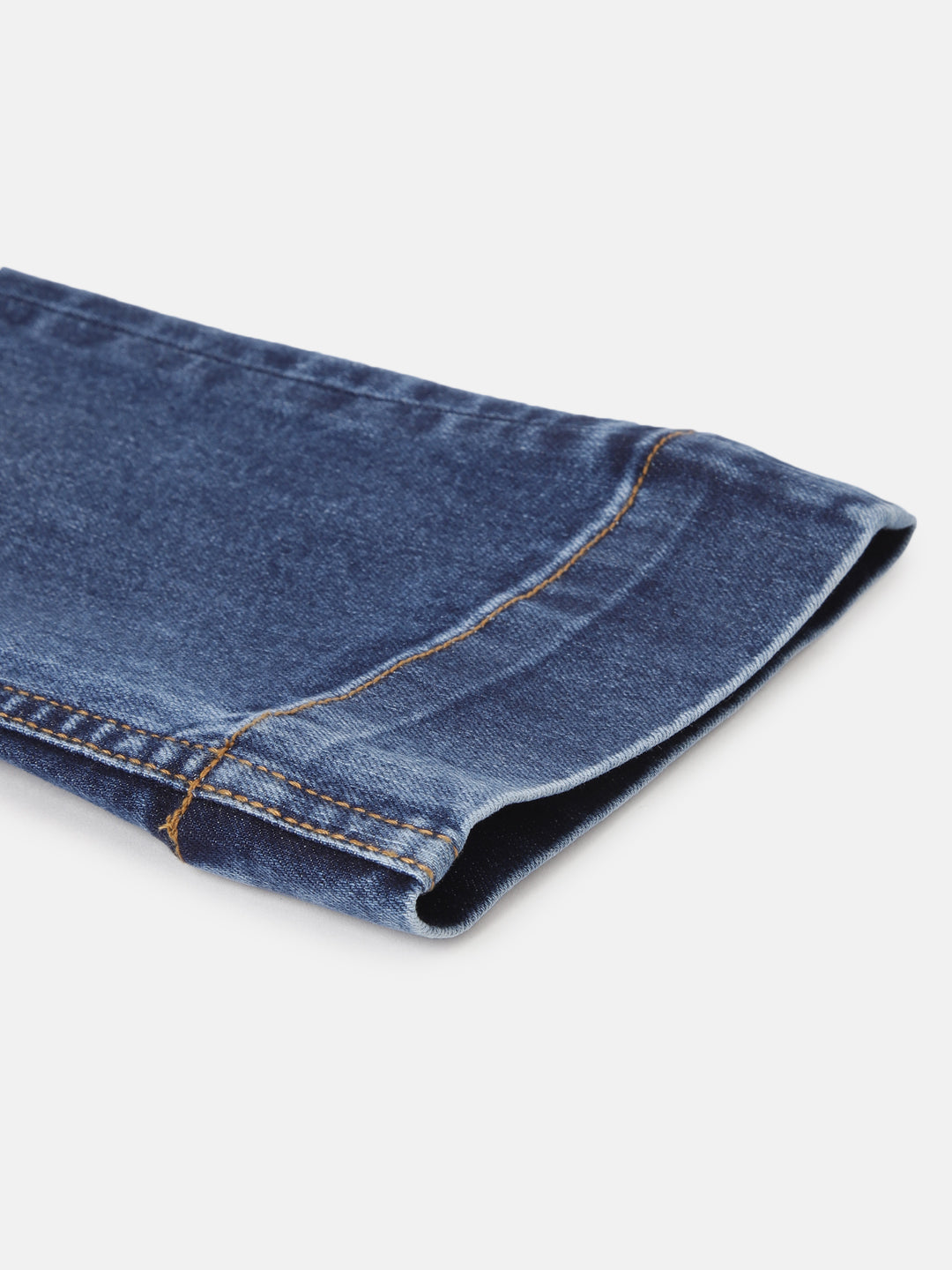 Elle Girls Blue Solid Bootcut Jeans