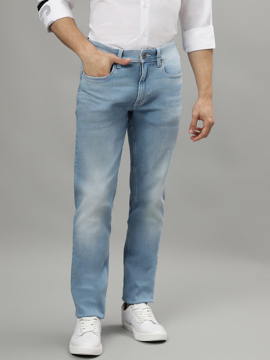 Iconic Men Blue Slim Fit Jeans