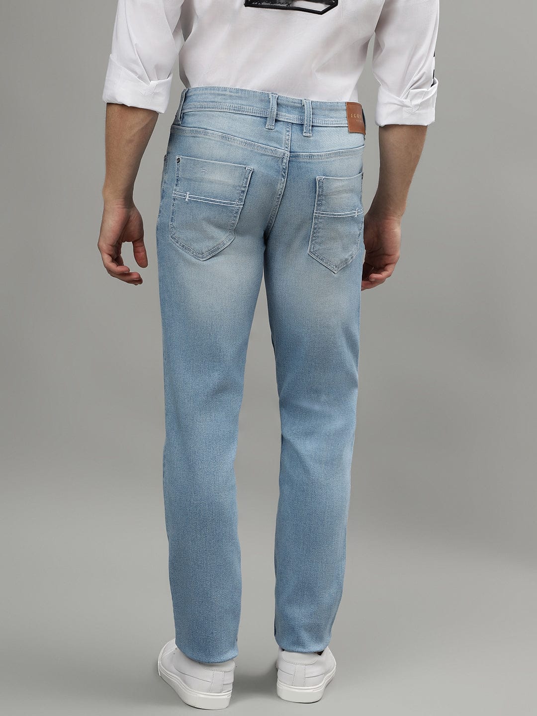 Iconic Men Blue Slim Fit Jeans