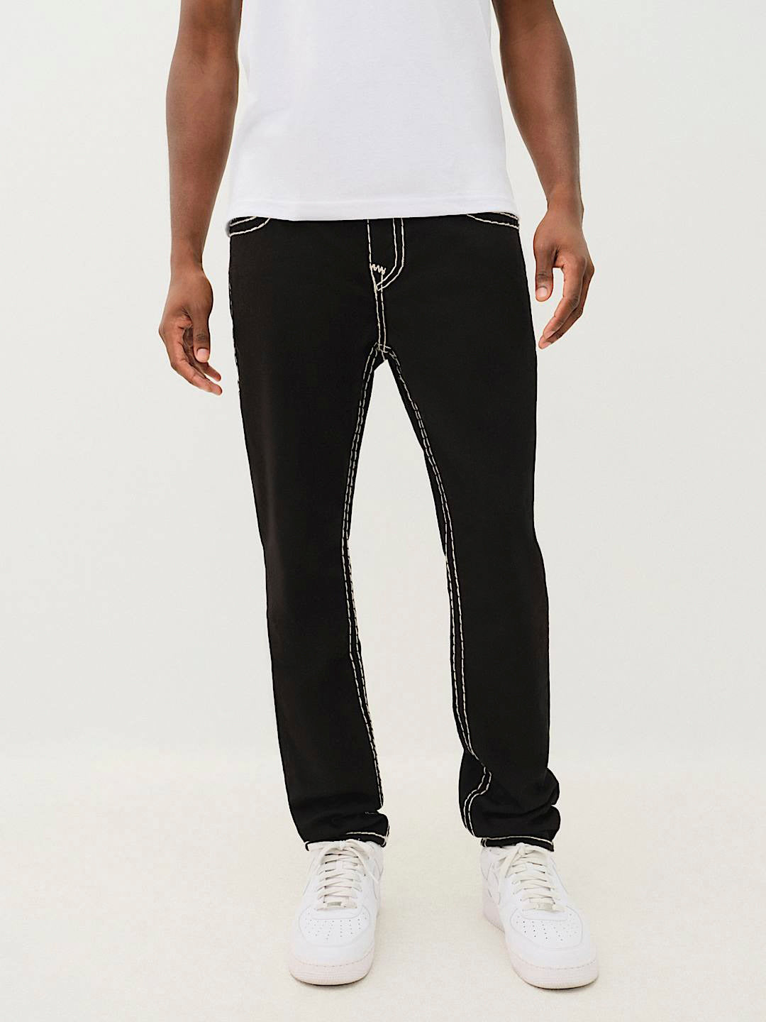 True Religion Men Super T Rocco Slim Fit Mid Rise Jeans